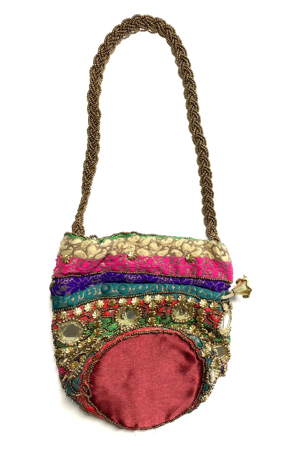 Purse Potli Indian Evening Bag Ethnic Wedding Bridal Or Everyday Hand Bag Gift