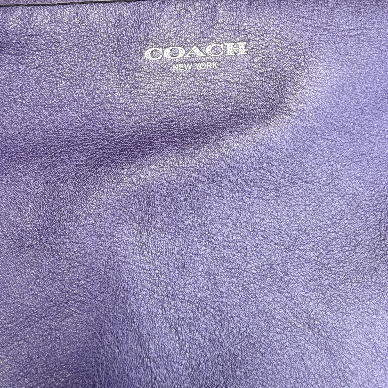 RARE Coach Legacy Marine Leather Duffle Hobo 19889 Vintage Shoulder Bag Purple