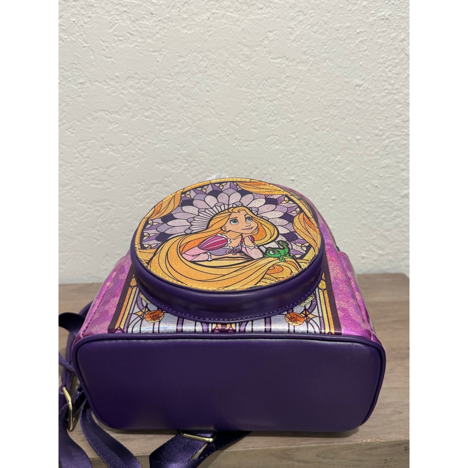 Loungefly Disney Stained Glass: Rapunzel Mini-Backpack [New]