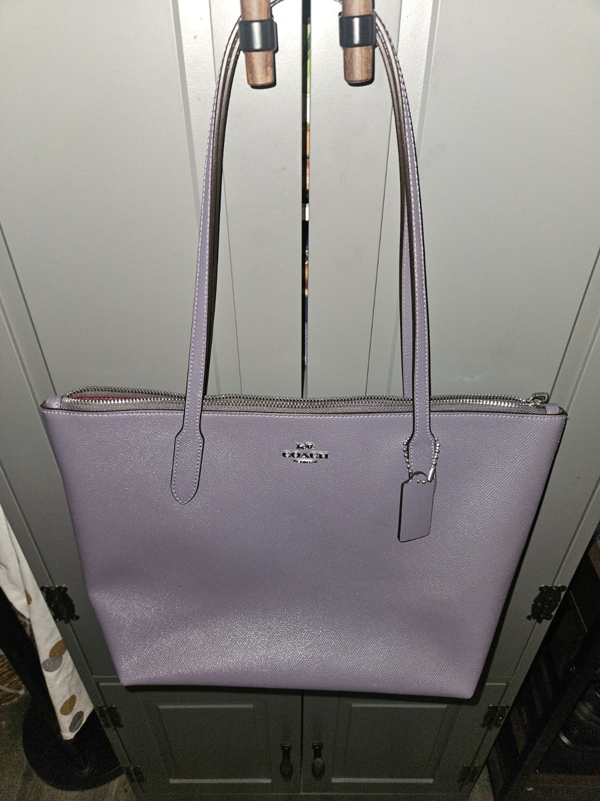 Coach Gallery Tote Purple