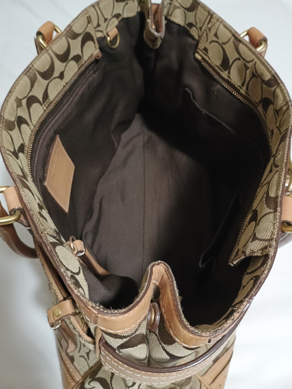 HUGE Coach Hampton Horsebit Satchel Tote XL🏵19 x 10 x 6 Handbag 10537 + Hangtag