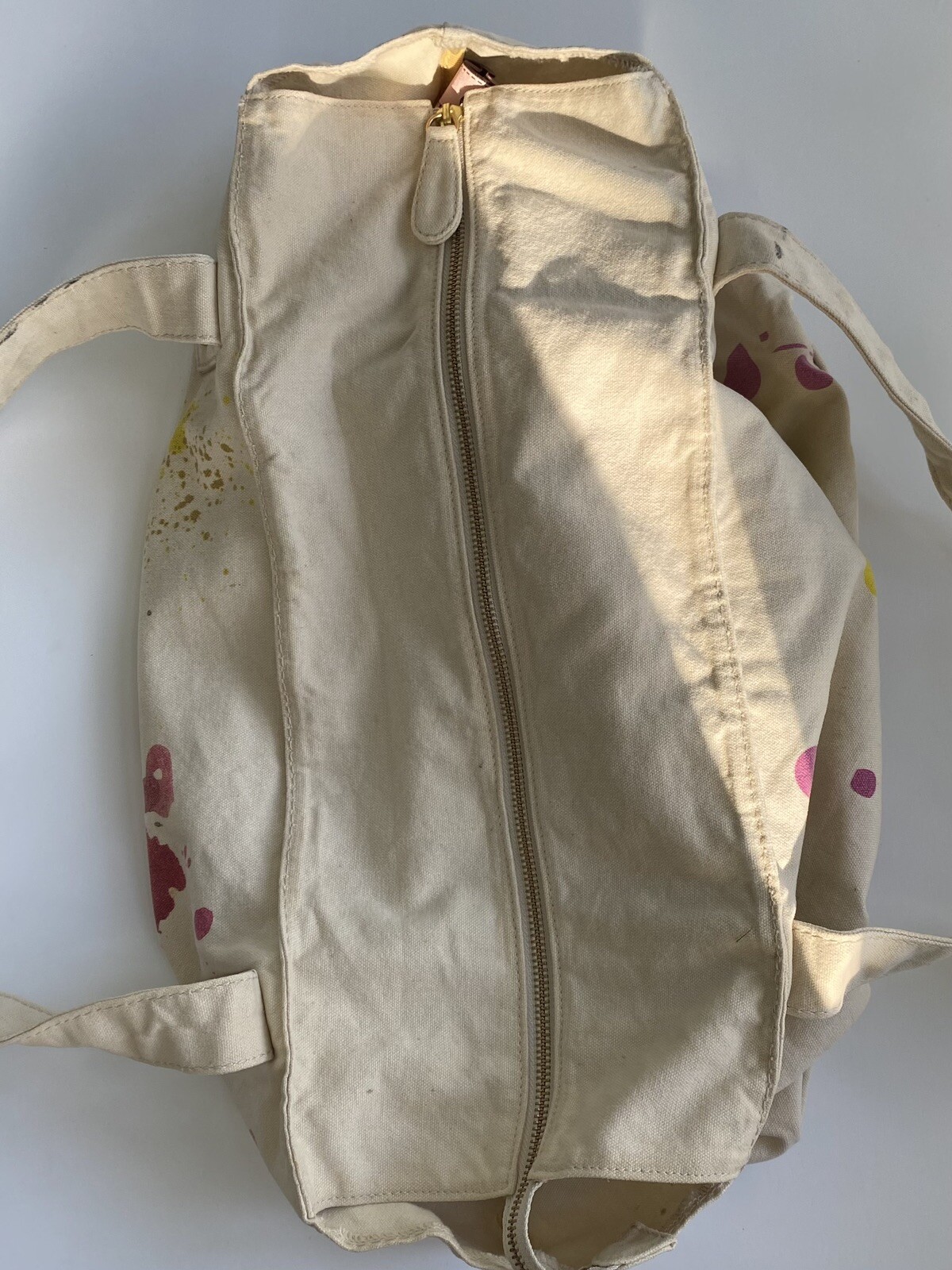 4 VINTAGE JUICY COUTURE BEACH CANVAS TOTE BAGS WITH BOWS & TASSELS