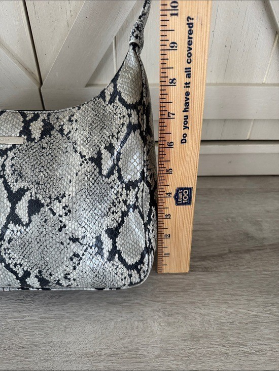 Vintage Nine West 90s Y2K faux snake skin shoulder bag