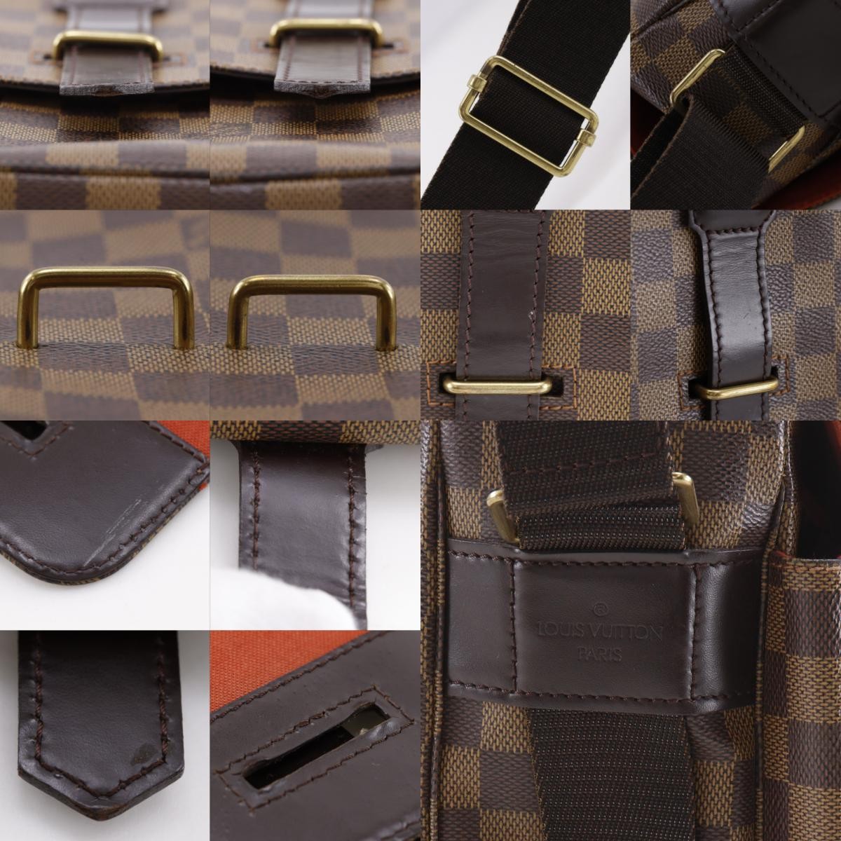 LOUIS VUITTON Broadway Shoulder Bag N42270 Brown Damier canvas unisex