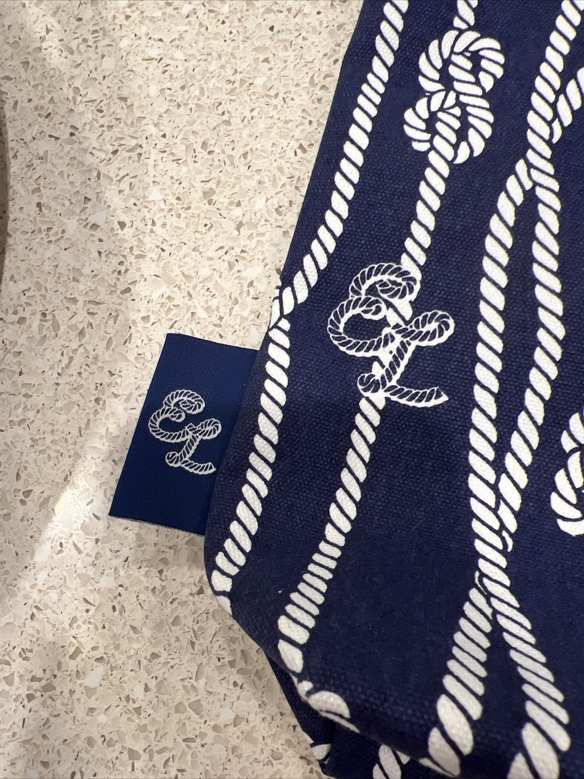 Estee Lauder Nautical Navy Blue Red White Tote Bag Red White Blue-