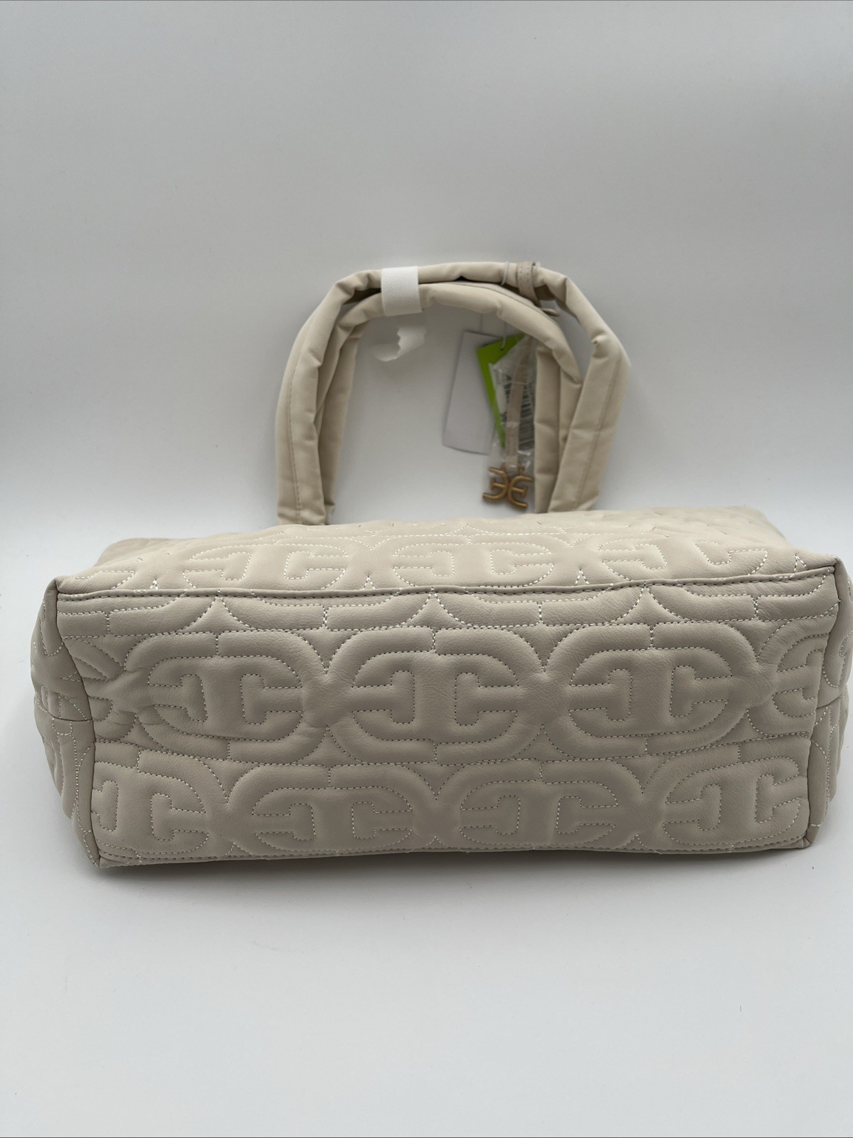 Sam Edelman Ethyl Top Zip Medium East West Tote – Ivory