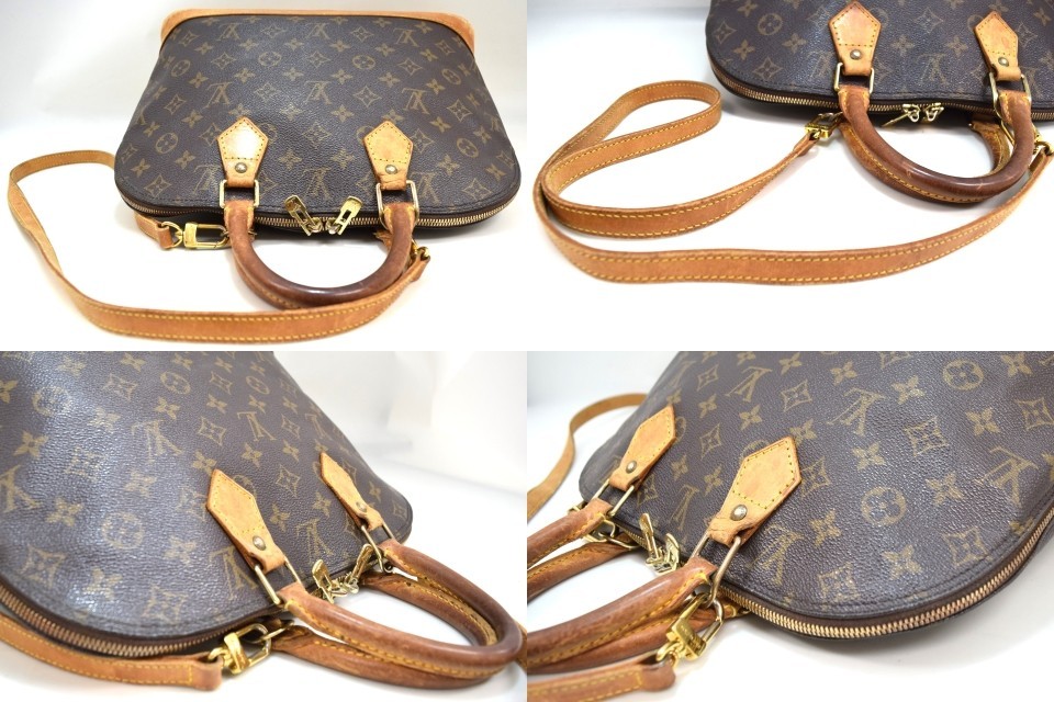 Auth Louis Vuitton Alma PM Handbag Monogram Canvas M51130 LV 49759