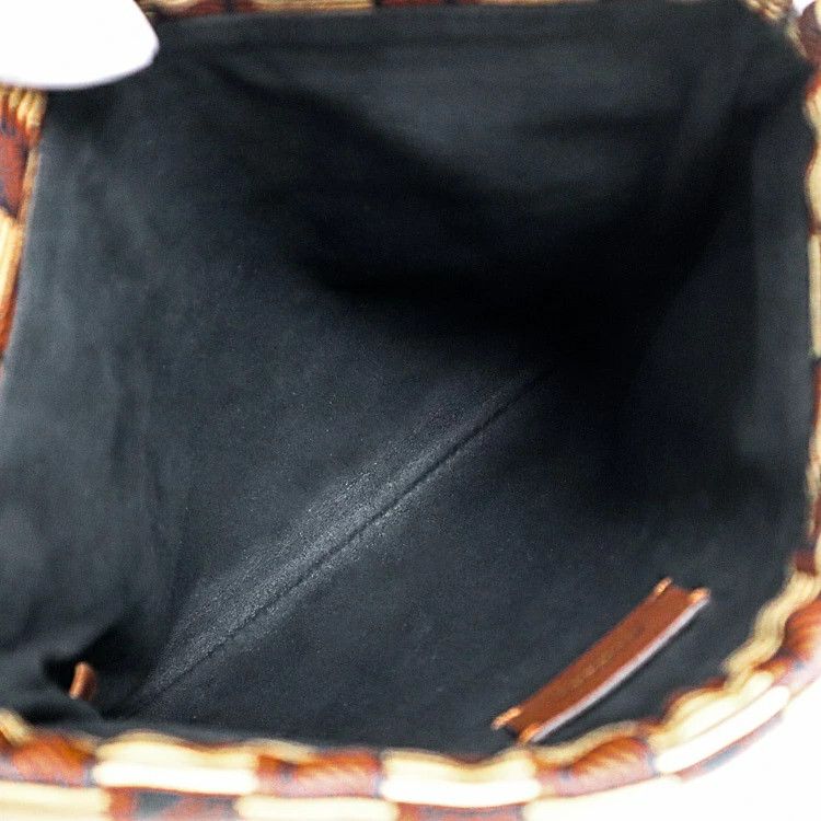 MOREAU PARIS Shoulder Bag TUELLE PM Moreau print Leather Brown Unisex w/Dust bag