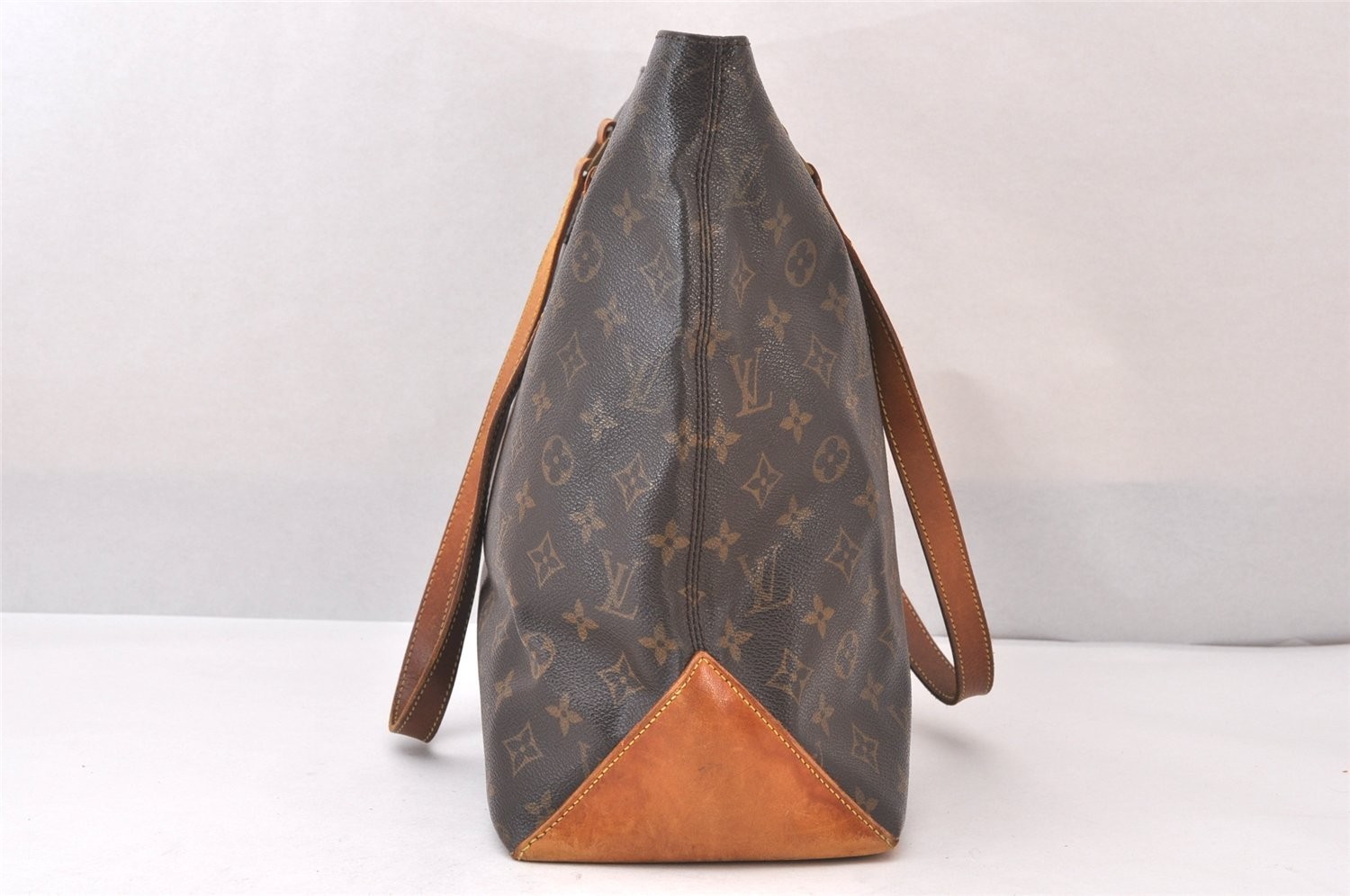 Authentic Louis Vuitton Monogram Cabas Mezzo Shoulder Tote Bag M51151 LV 822AA