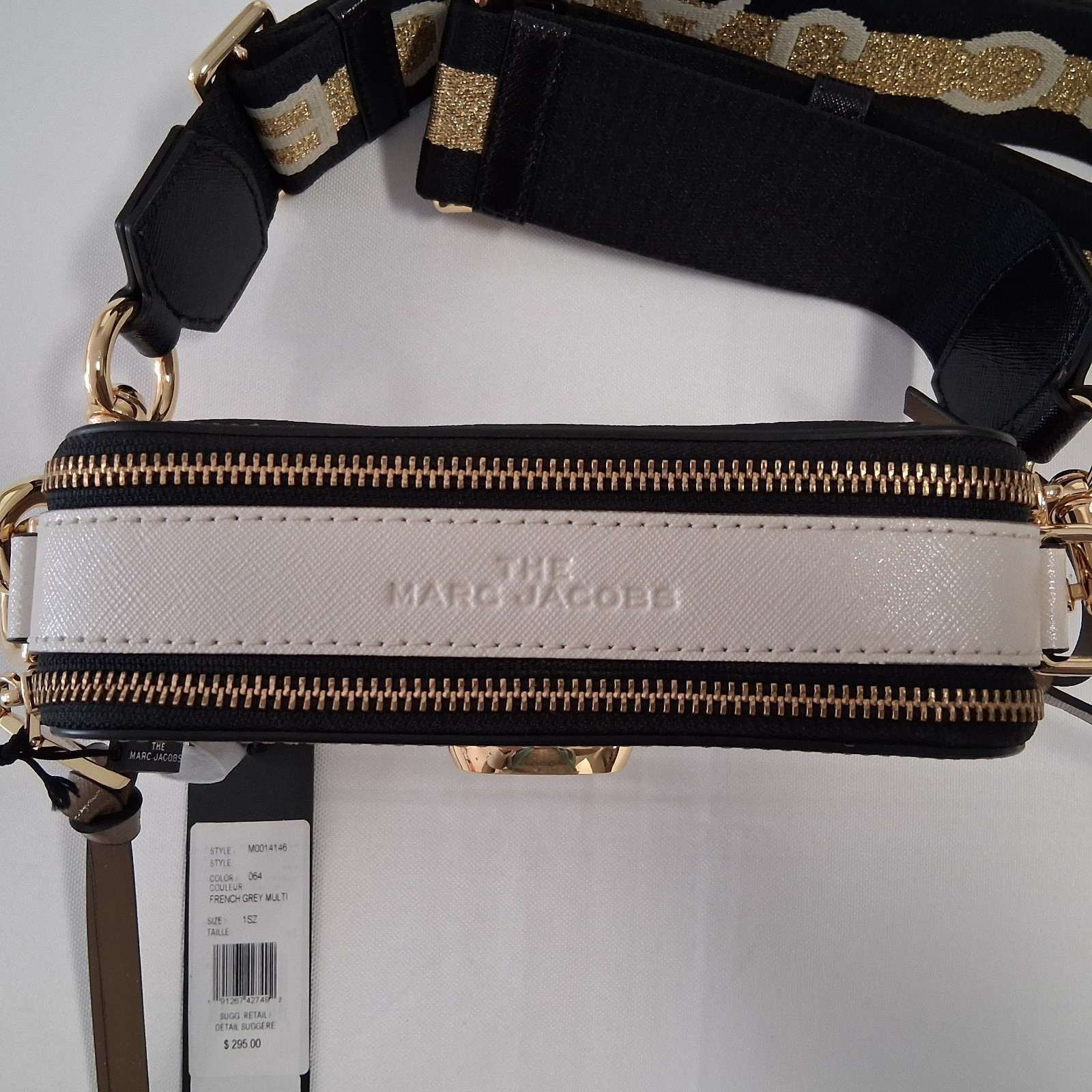 Marc Jacobs Bag, Cb Snapshot, The Snapshot, French Grey Multi Color NWT