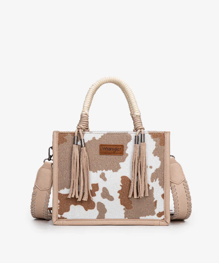 Wrangler Cow Print Tote/Crossbody