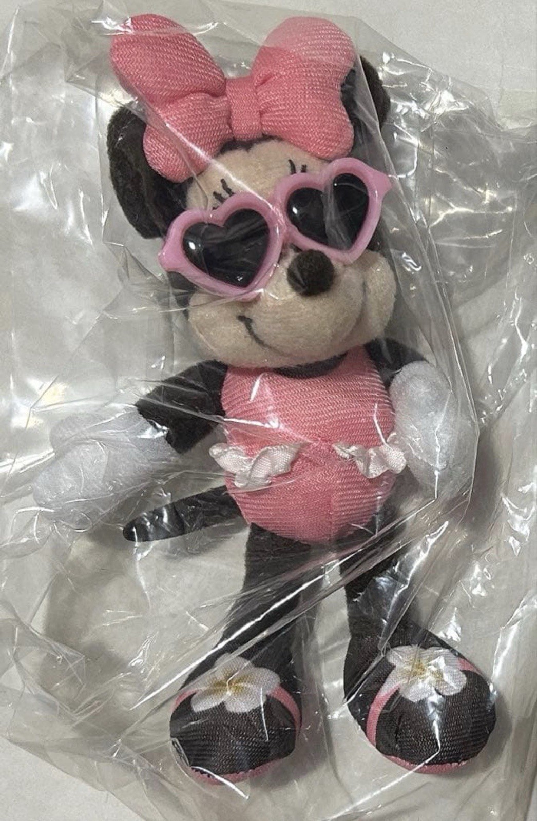 Tokyo Disney store Japan Mickey Minnie Hello Summer Plush Keychain swimwear new