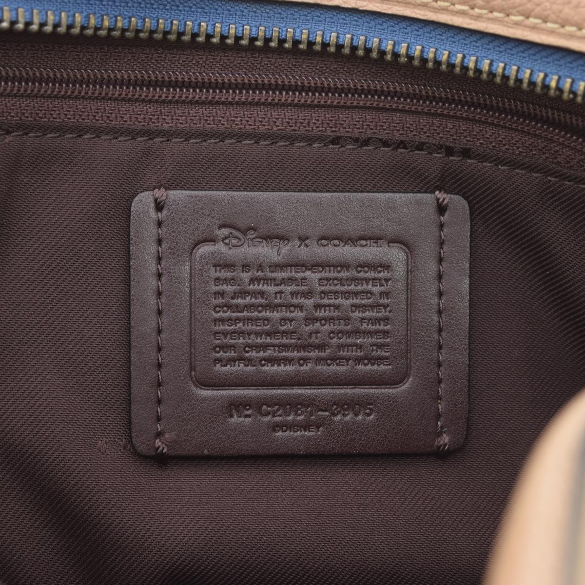 used COACH DISNEY COACH DISNEY 3905 Mickey collaboration with rope climb shoulde