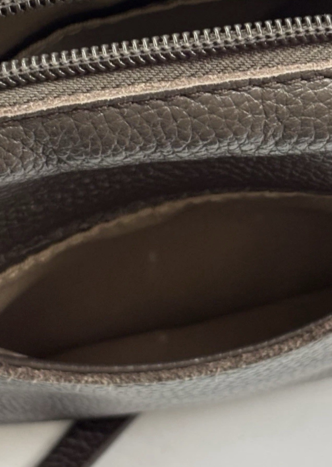 The Sak de young Brown Pebbled 100% leather body Crossbody camera Bag
