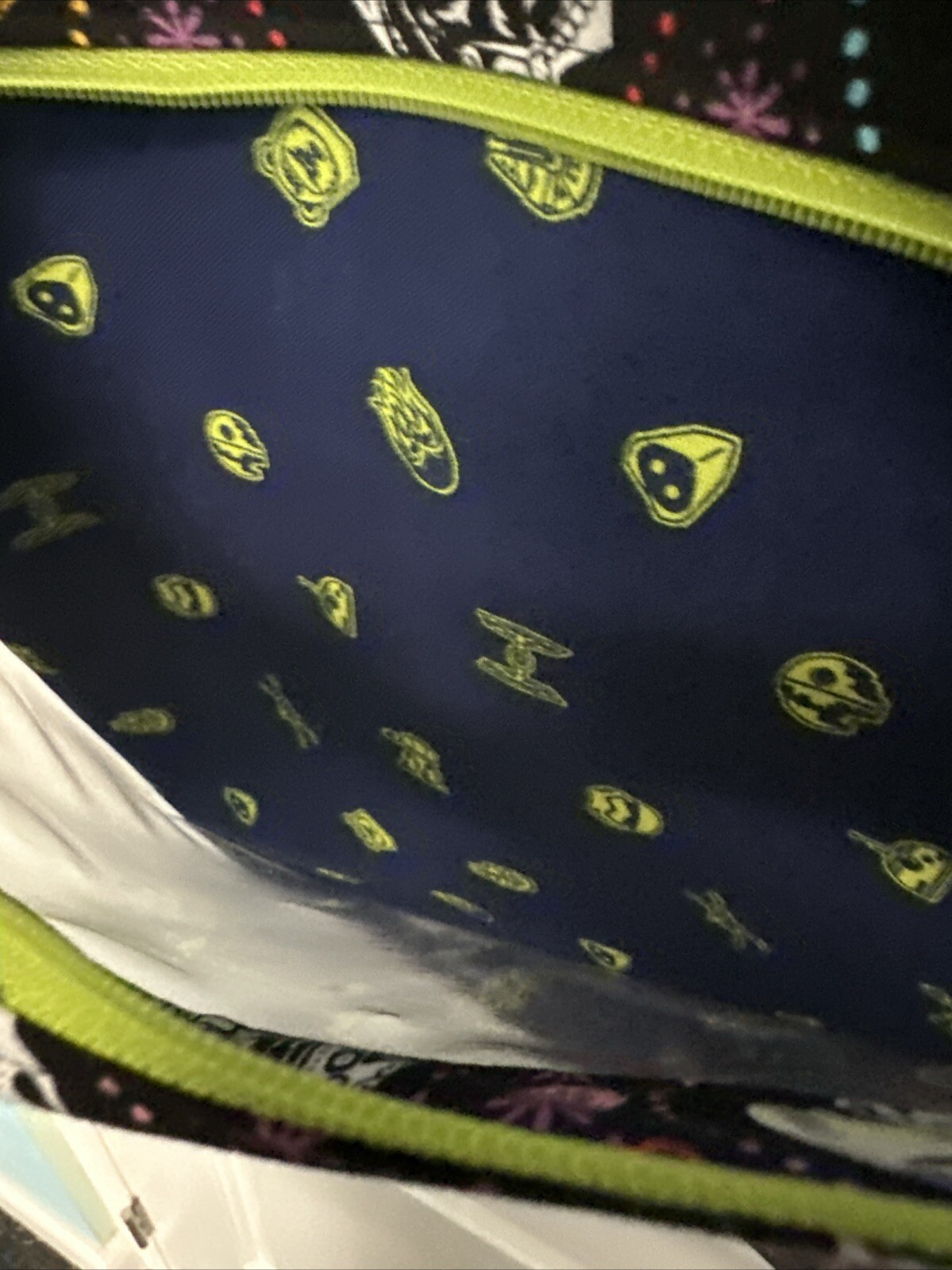Handmade Colorful Fabric Star Wars Crossbody Purse Tote Bag R2D2 C3PO Vader Porg