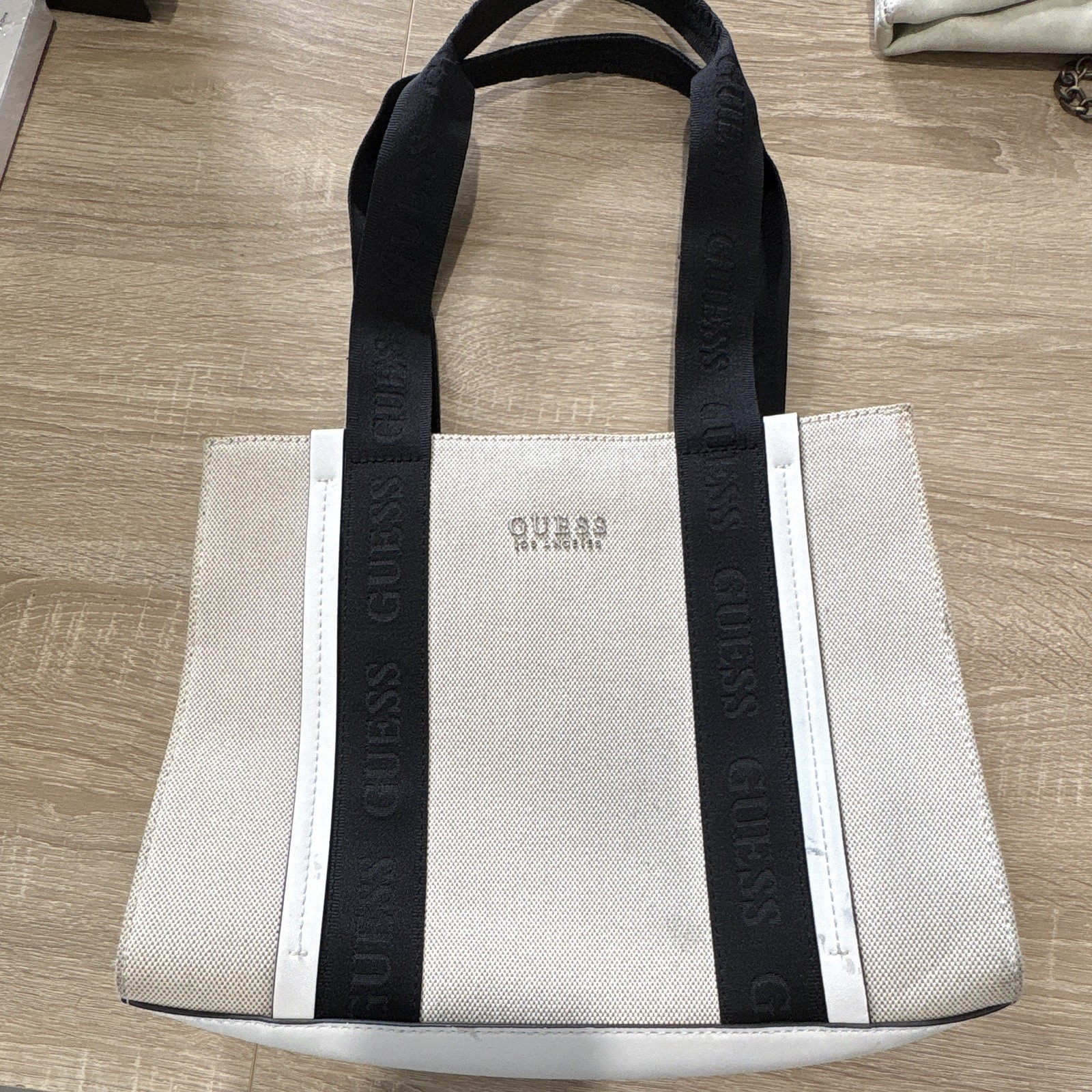 Guess Oxnard Shoulder Tote Purse with Branded Straps