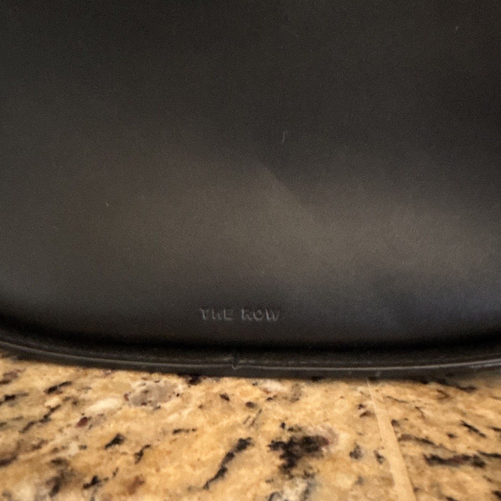 THE ROW Black Zip Shoulder Bag Women’s Solid Silver Hardware Top Handle