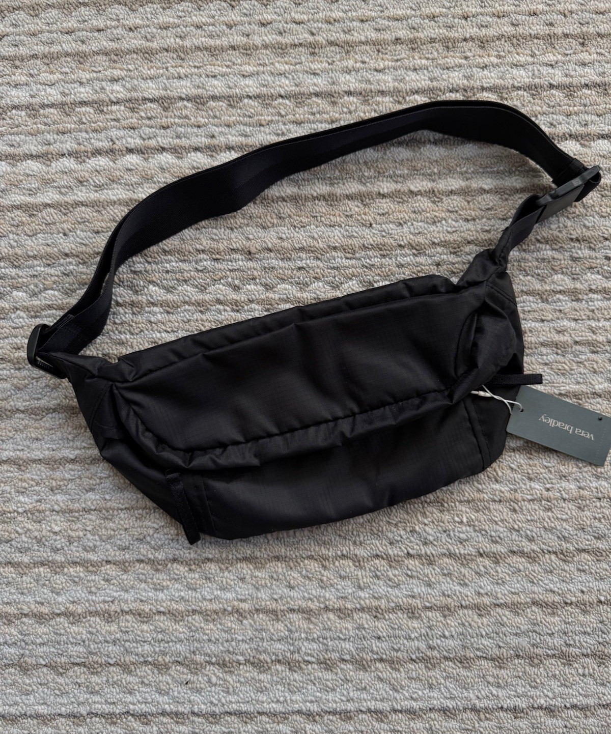 NWT Vera Bradley Women’s Sling Crossbody Fanny Pack Bag Black