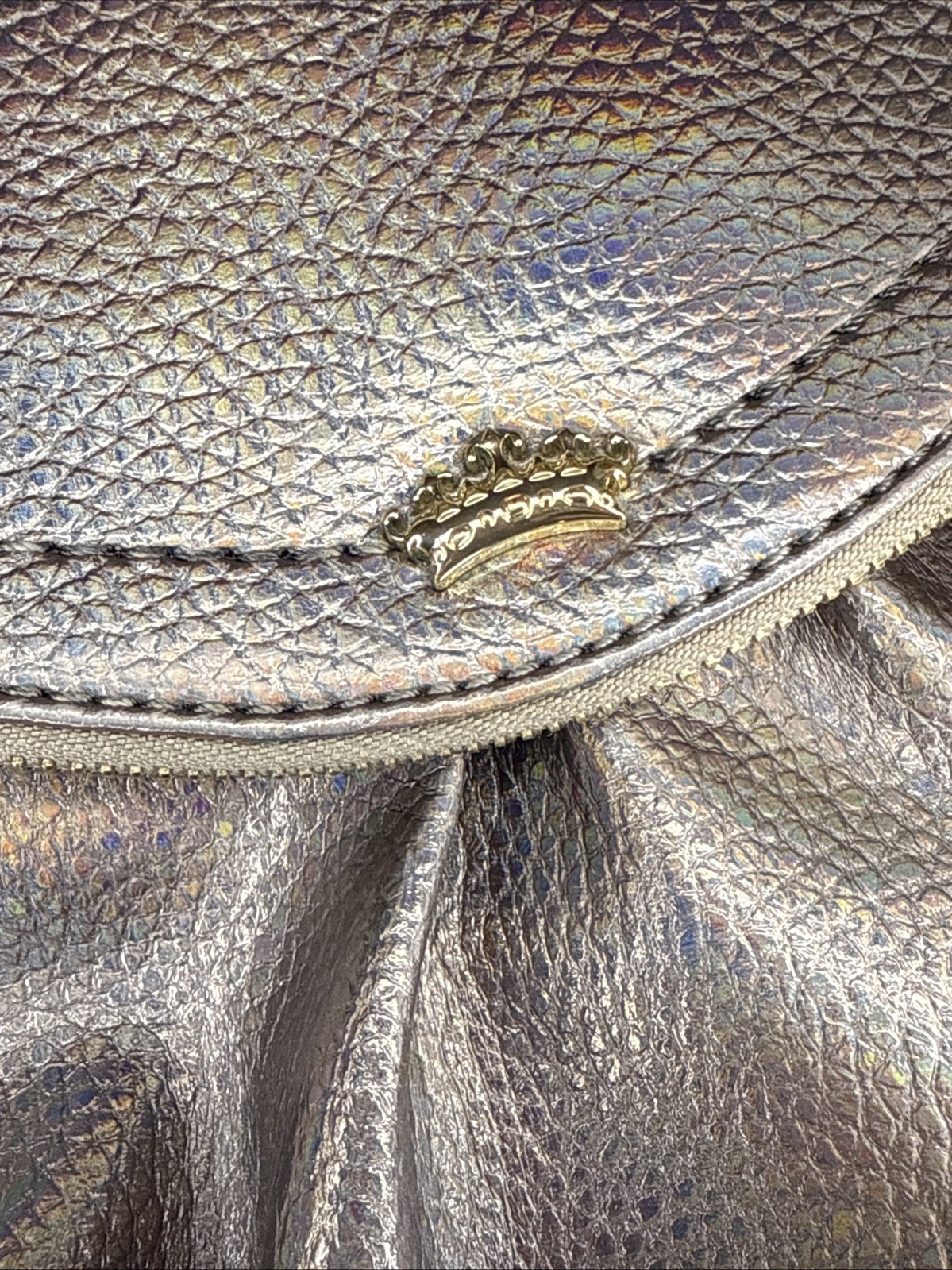 VTG Signature Y2K Collection Juicy Couture Crossbody Holographic Iridescent Bag