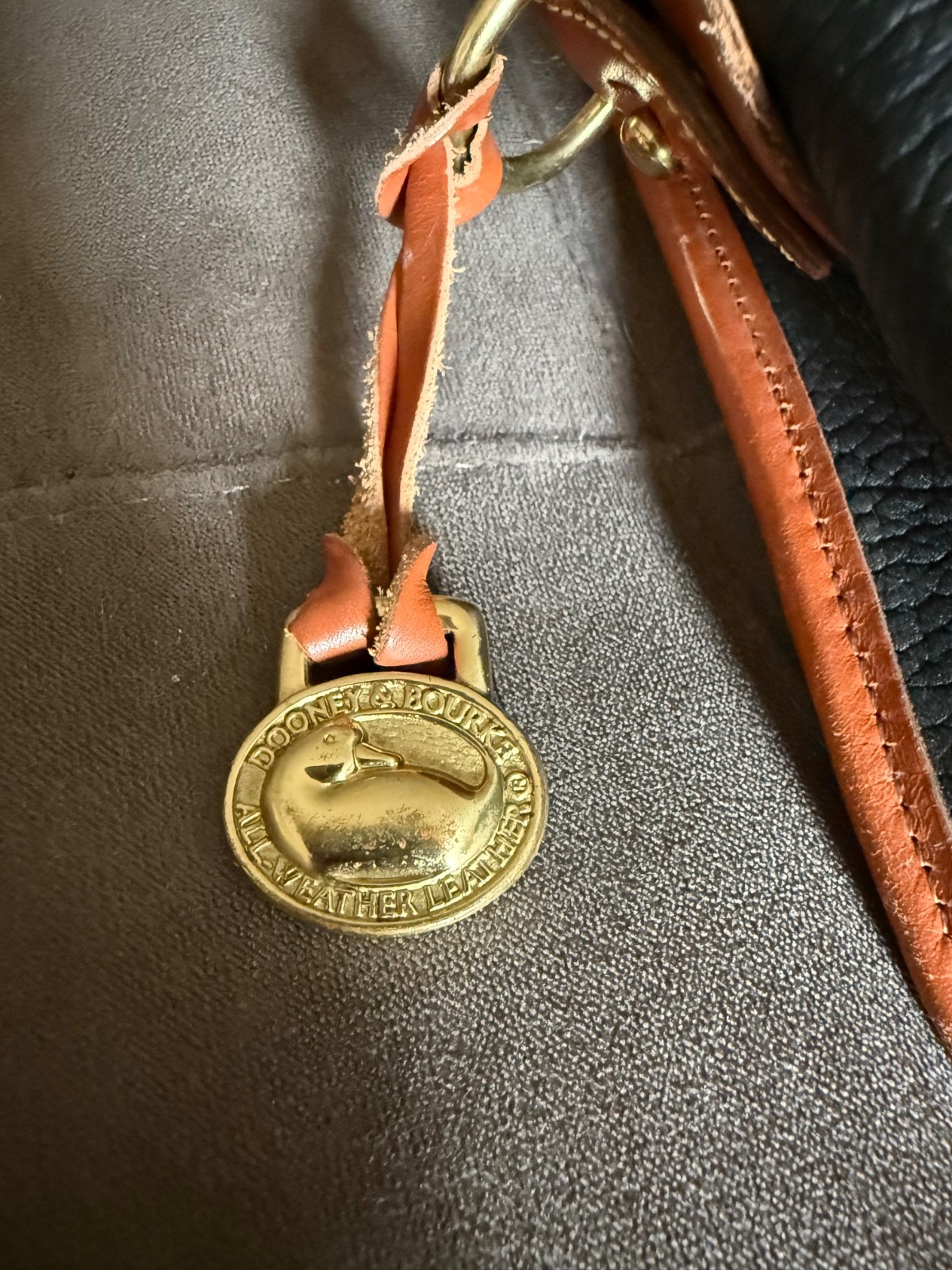 Dooney and Bourne Vintage All Weather Leather Carrier Bag