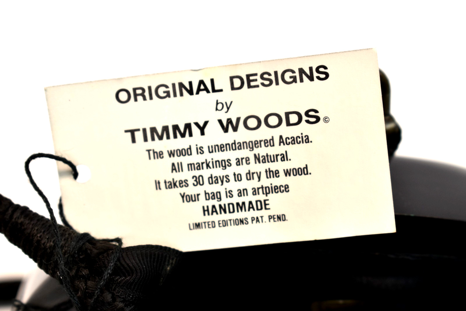 Rare Retired Timmy Woods PT Cruiser Black Car Crossbody Purse Limited Edition