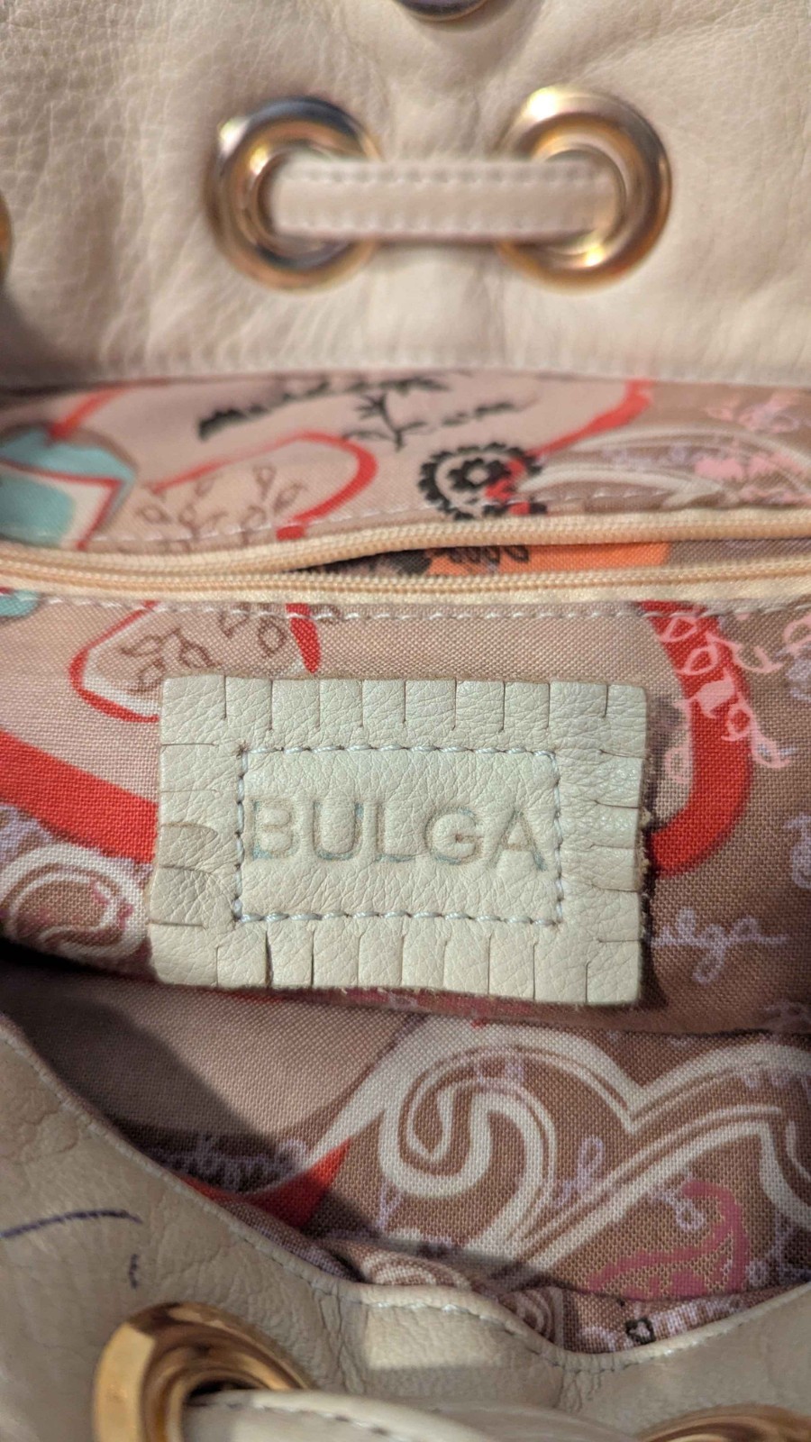 Bulga Authentic Italian Leather Bag