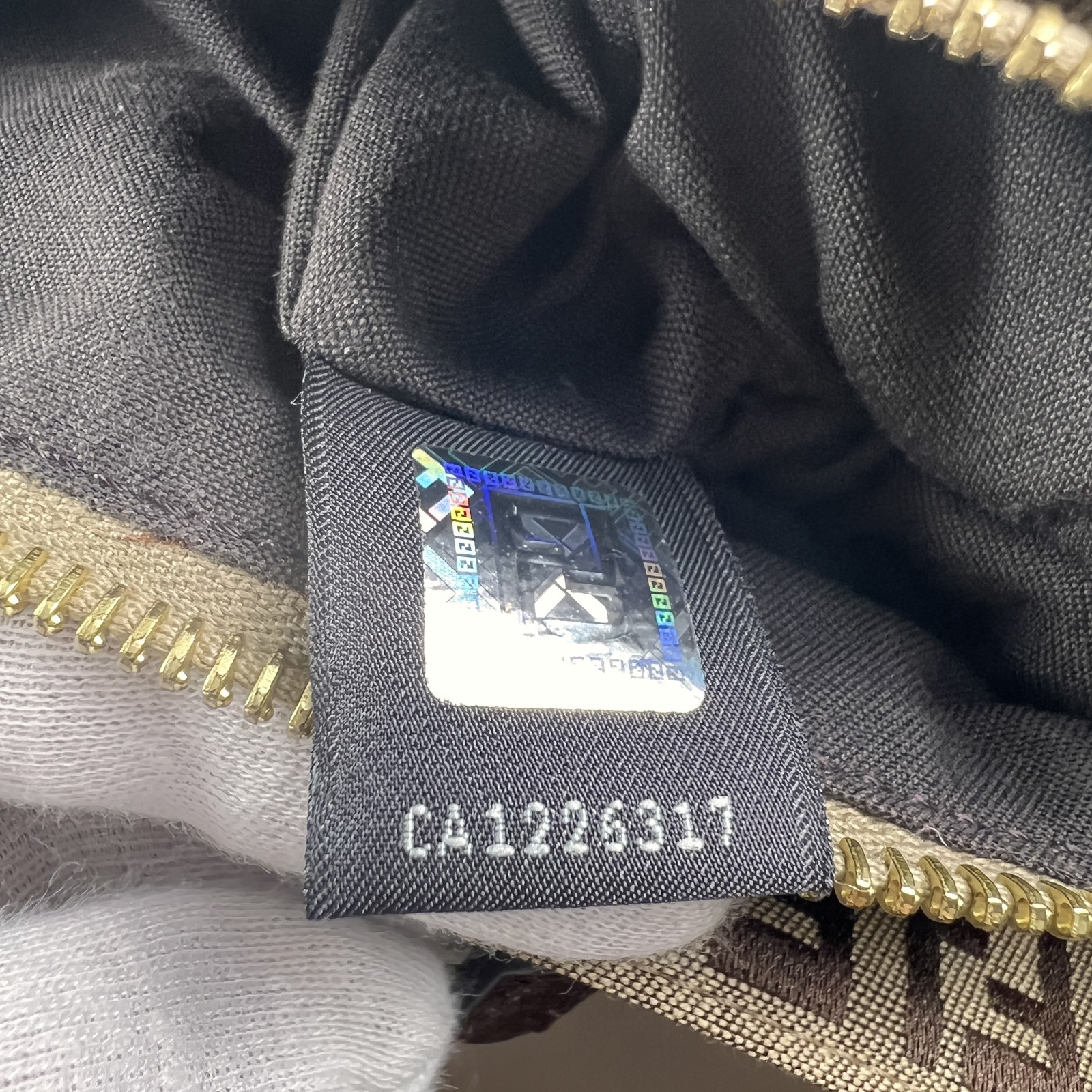 FENDI Tote Bag Brown A-13703