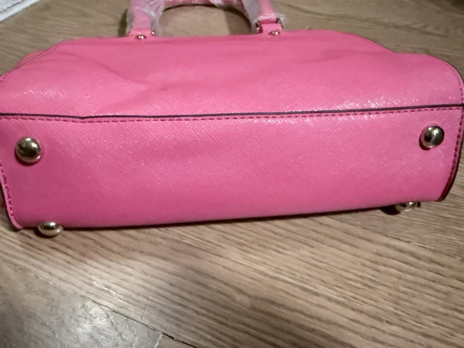 Michael Kors Selma Leather Satchel Handbag Pink Raspberry – Purse, Dustbag & COA