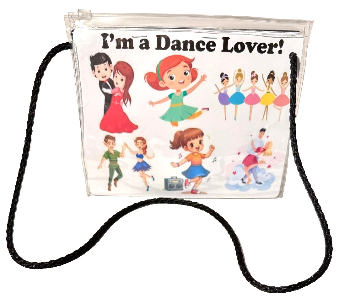 “DANCE LOVER” Fun Handbag! PERSONALIZE BACK w/Photos, Text, Images, ANYTHING!