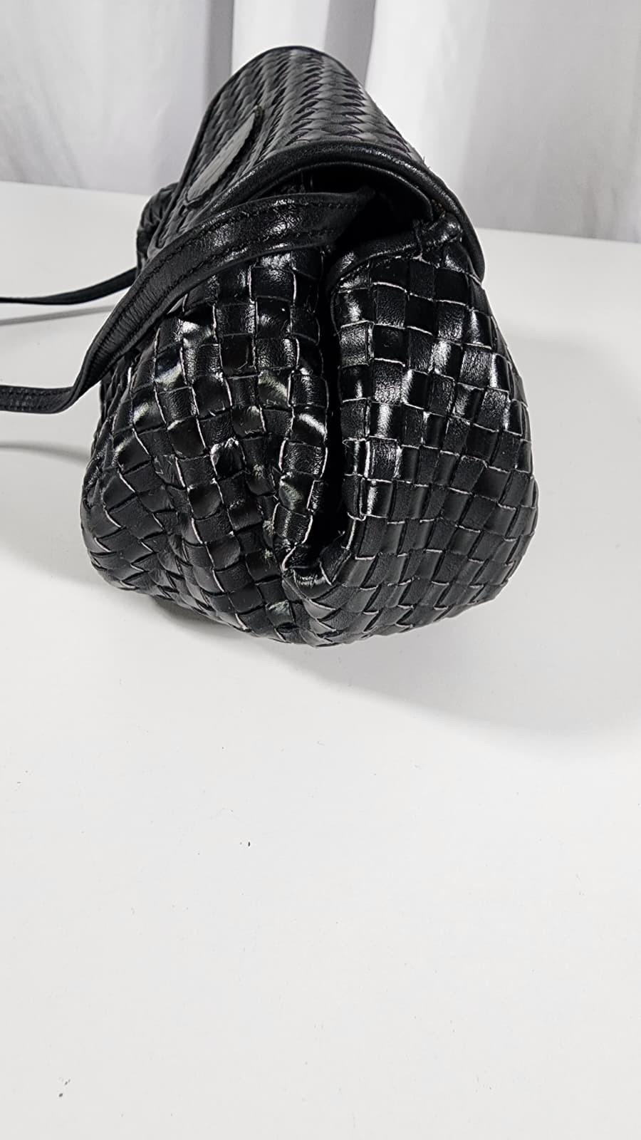 Fendi woven mini structured crossbody/clutch