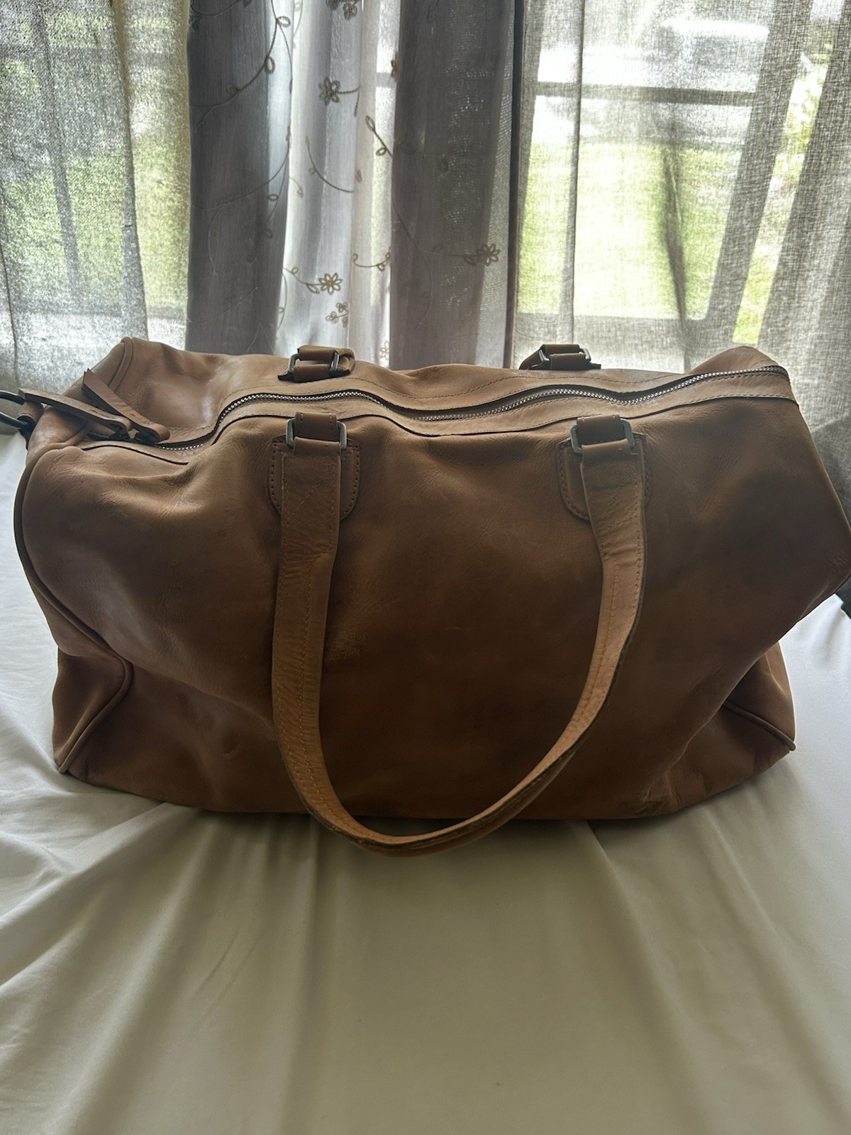 Alejandro Yeo Vintage Leather Tote Bag Brown