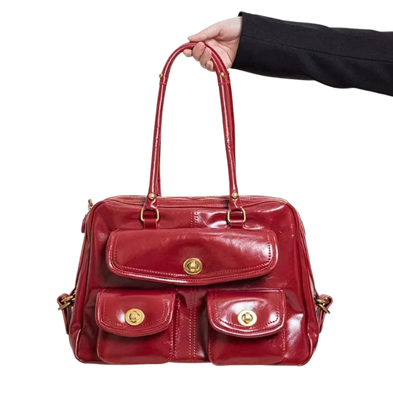 High Quality Casual Multiple Pockets Handheld Handbag Women Pillow Tote Shoulde