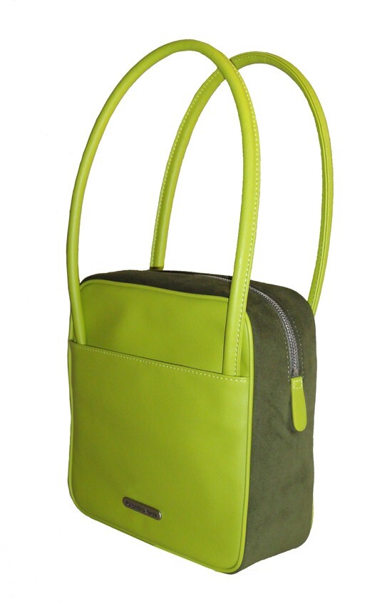 New High-Fashion Eco-Friendly Vegan Handbag with Soft Materials. Vibrant Colors.