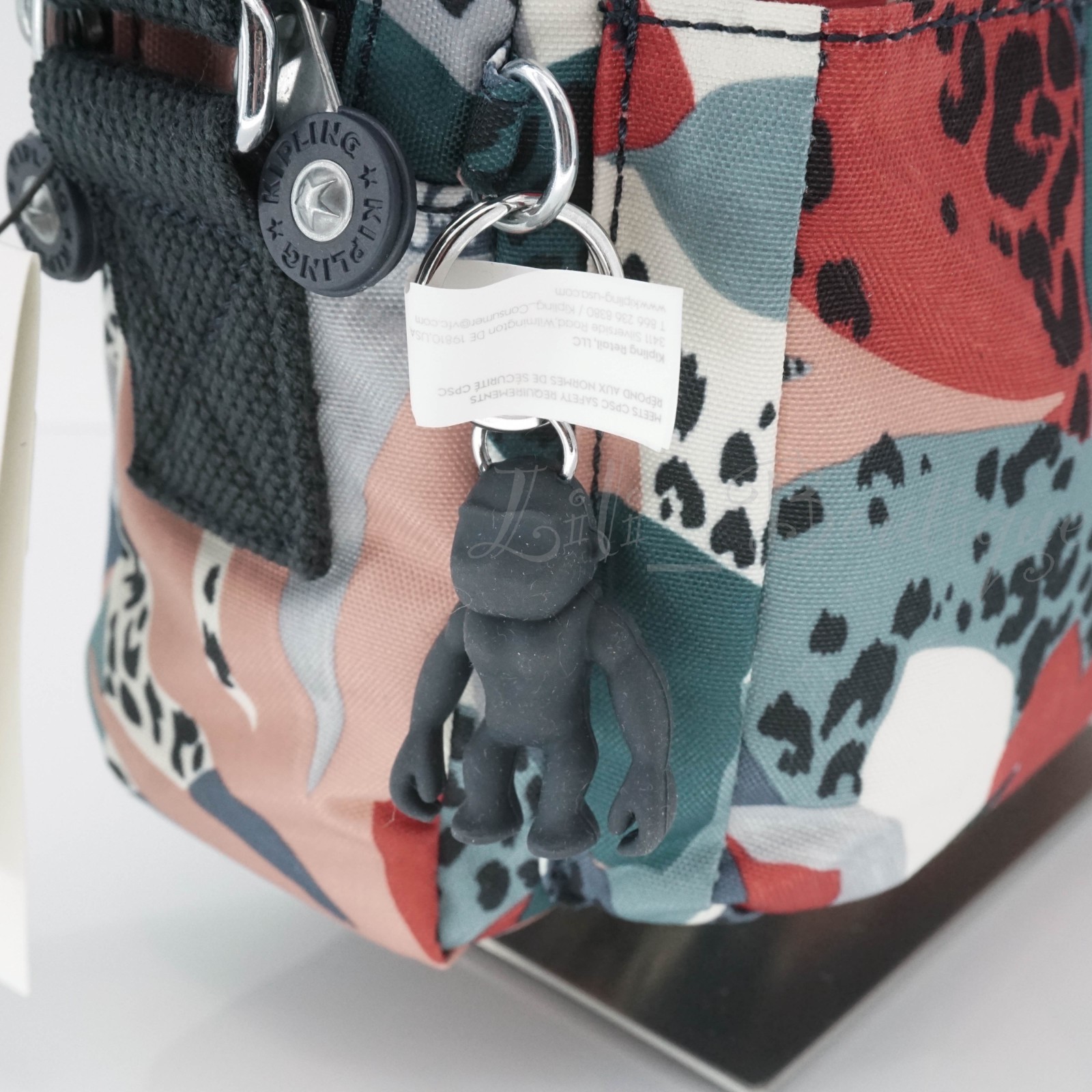 Kipling Abanu Crossbody Bag Shoulder Purse Polyester KI6237 Urban Jungle Multi