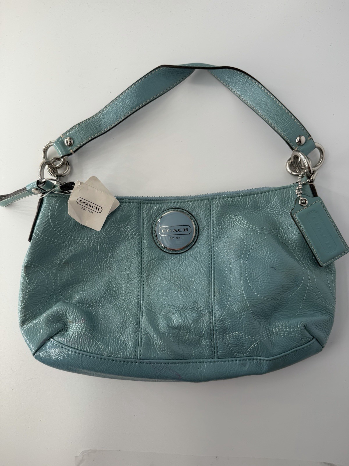 NWT $200 COACH PURSE F15141 SV/BL