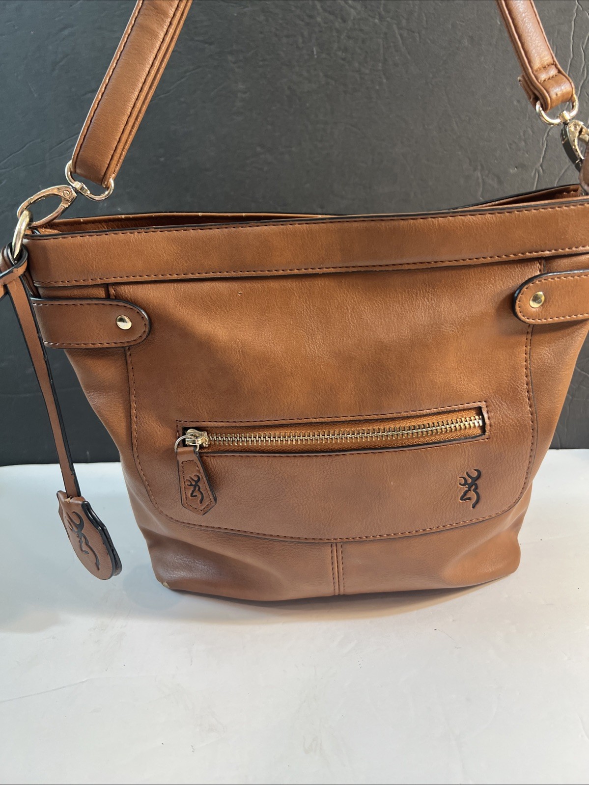 Browning Catrina Concealed Carry Purse CCW Gun Handbag Crossbody Tan