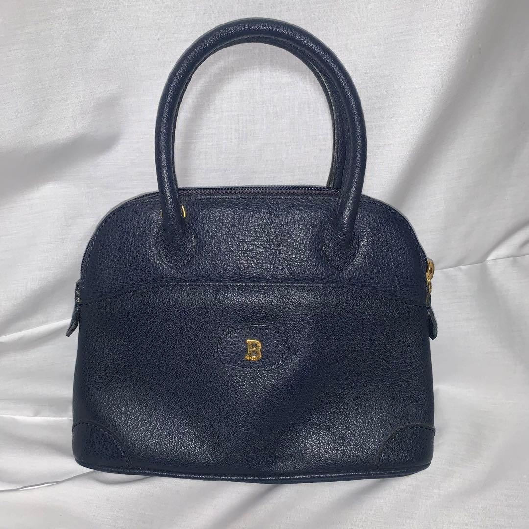 Bally Handbag Shoulder Bag 2way Navy 18a