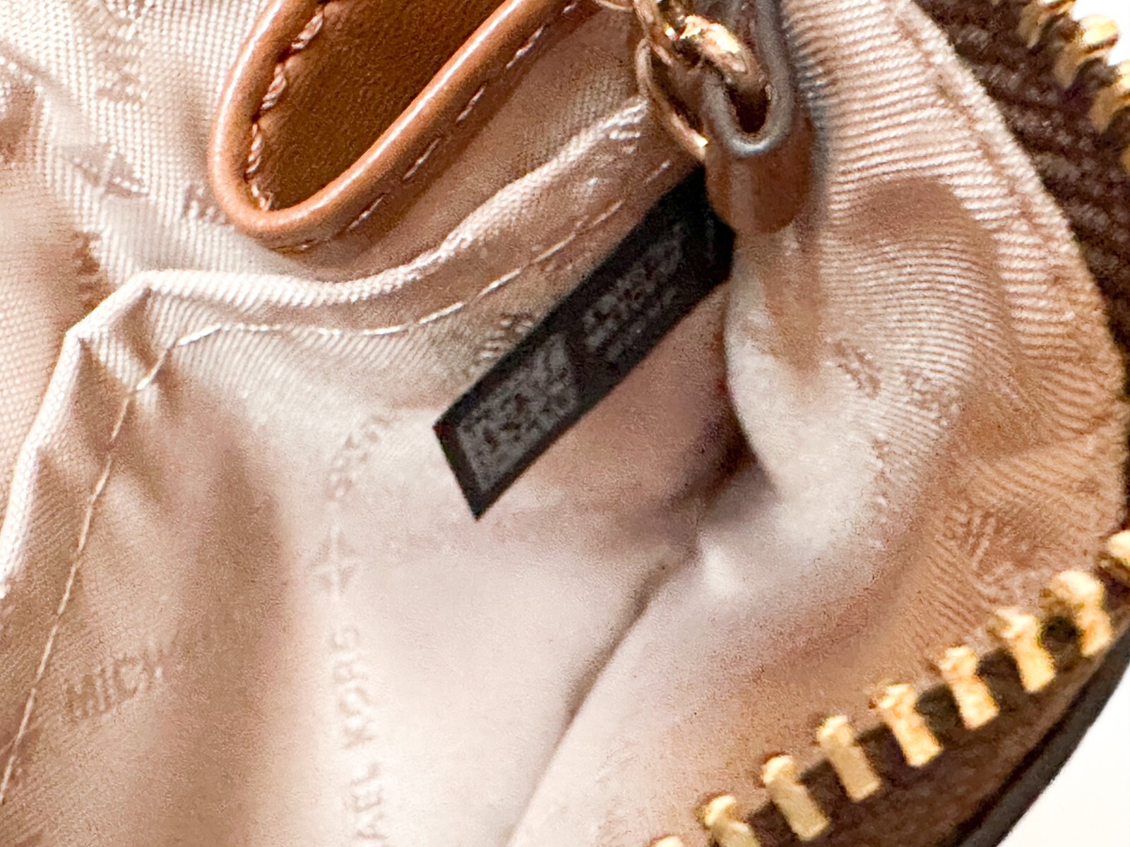 MICHAEL KORS JET SET ITEM CHAIN CROSSBODY BAG + COIN ID KEY WALLET SET MK BROWN