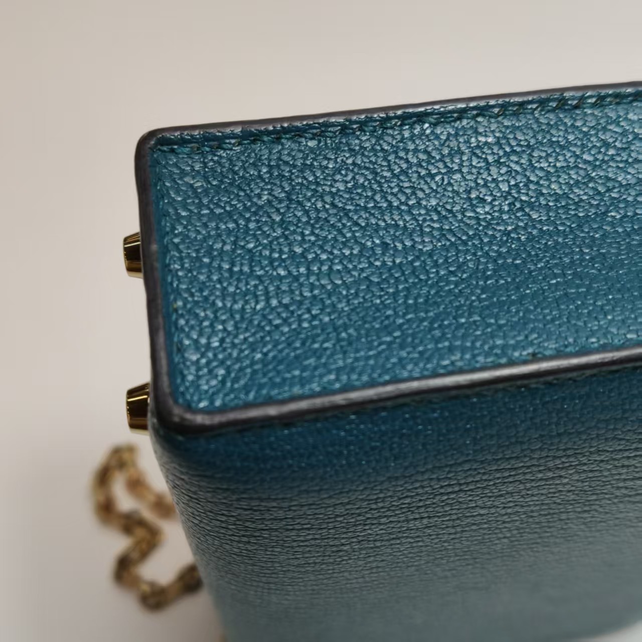 Hermes Verrou Mini 17 Chevre Mysore Vert Bosphore W0 Green GoldHardware GHW Auth