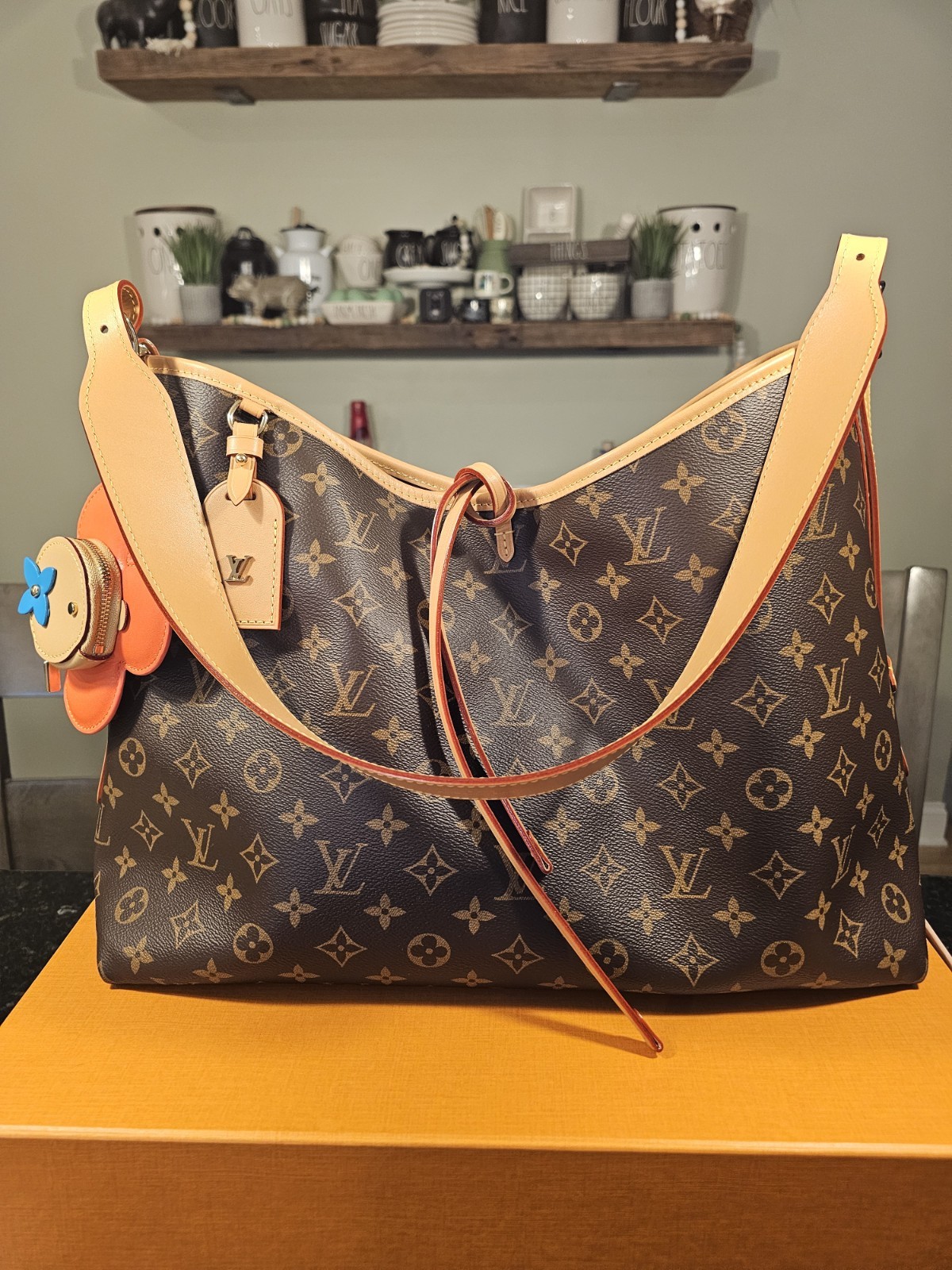 louis vuitton carryall mm monogram