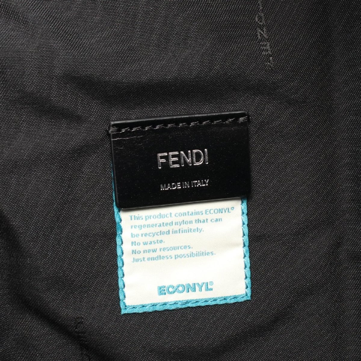 FENDI Zucca Rucksack Backpack Bag Nylon Brown 8BZ040 Used