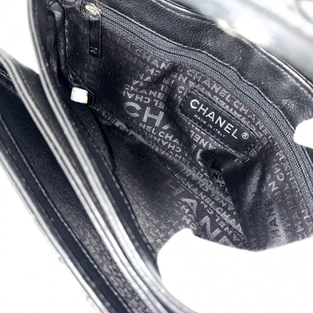 CHANEL Shoulder Bag Ladies Icon Chocolate Bar Mini Chain Bag Coco Mark Camellia