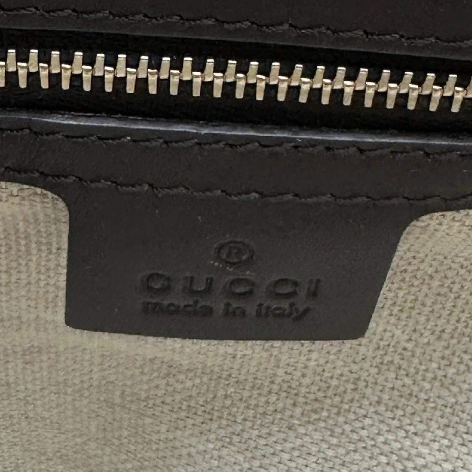 GUCCI Craft Tote Bag Brown Canvas Tote 247209 #OKB6468