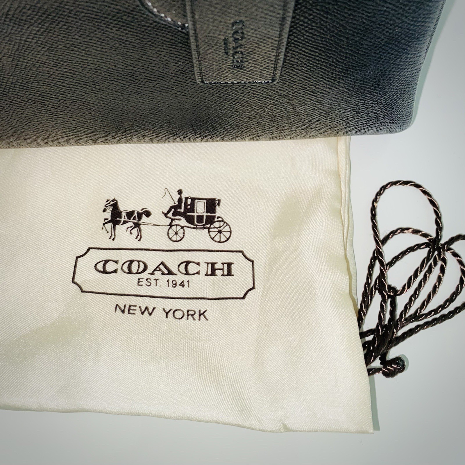 Coach Large Darcie Carryall | 100% Leather Exterior, Used Only Once, Lgth 12.75”