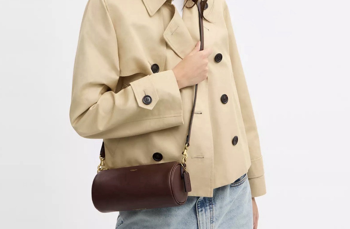 Coach Official Barrel Bag CDY80 B4MPL Brass/Maple