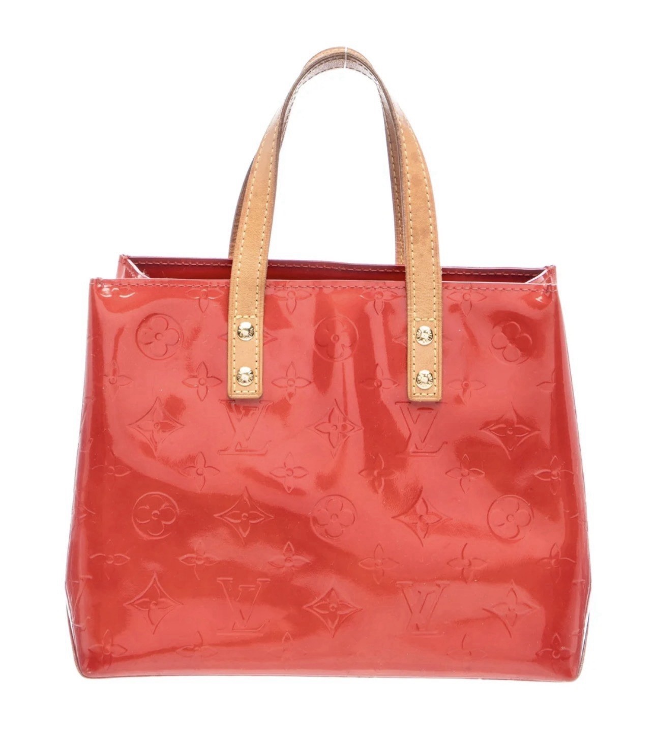 Louis Vuitton Lead Shoulder Bag PM Red Leather
