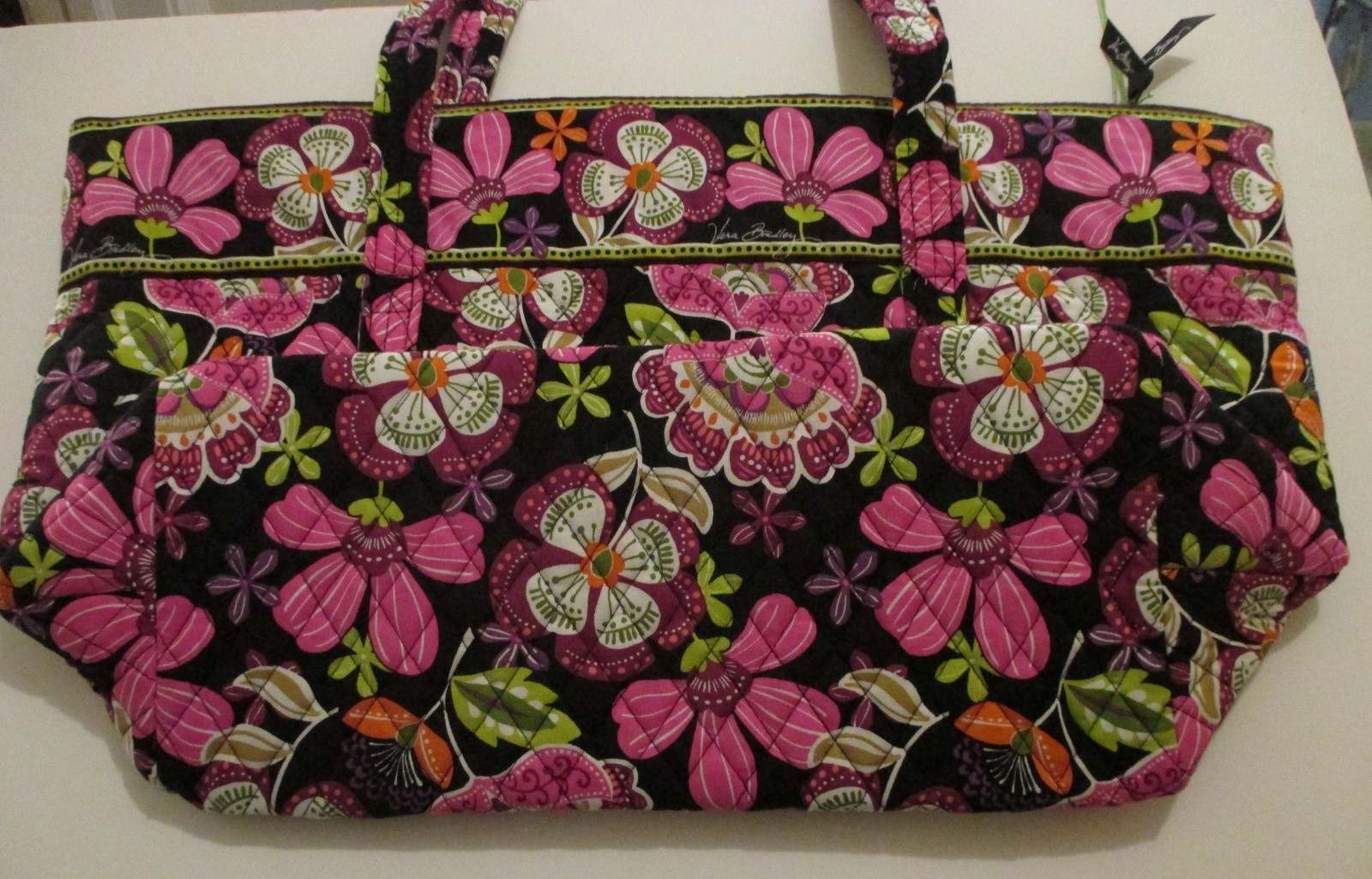 Vera Bradley Quilted Miller Bag Piroutte Pink (~15x13x8 in) NWT MSRP $85