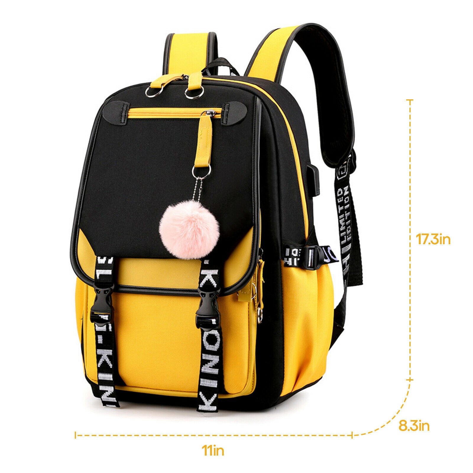 Laptop Backpacks College School Bag Anti Theft Travel Daypack Large Bookbags USB