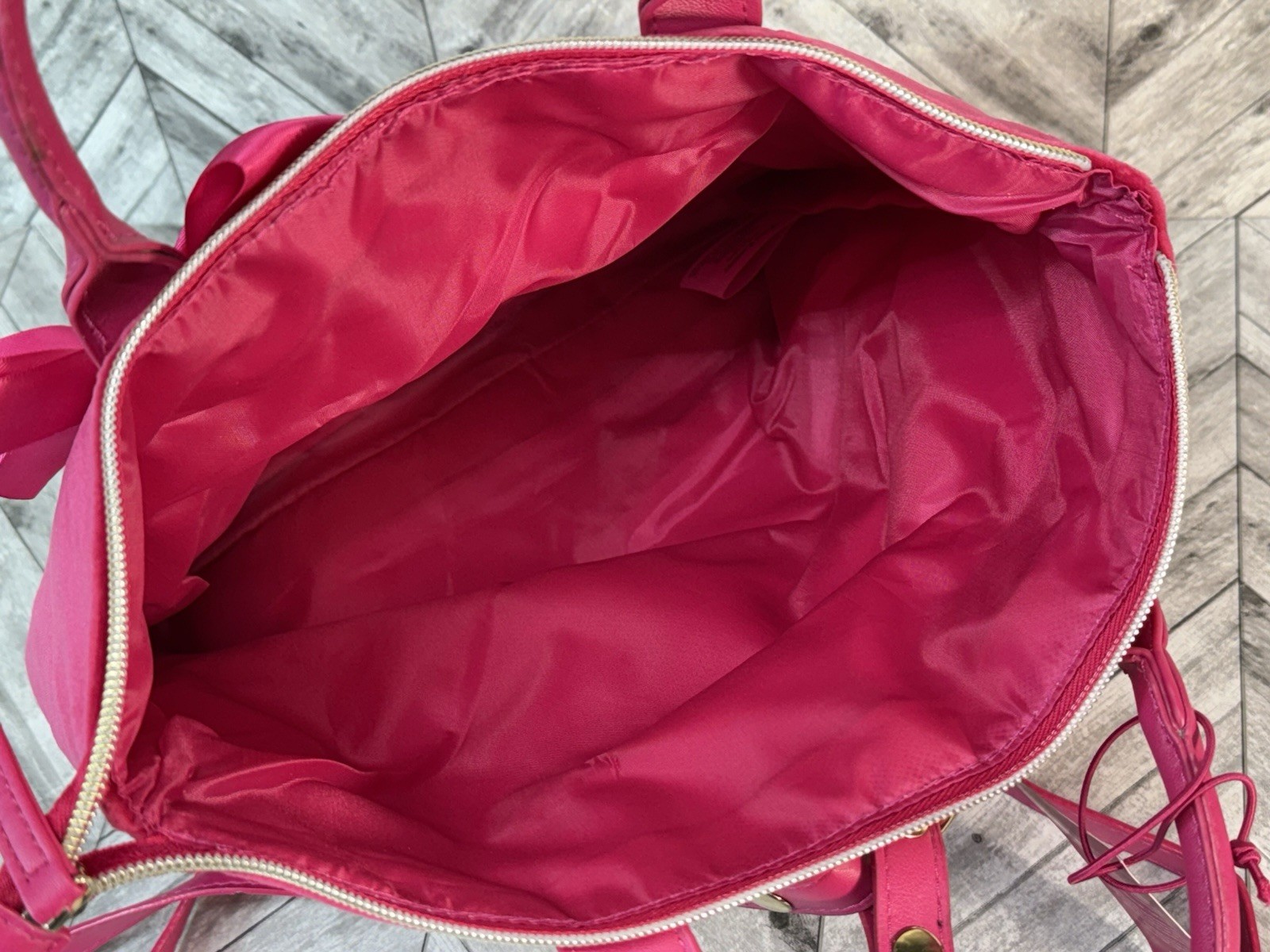 Juicy Couture Pink Bow Convertible Tote Bag Backpack Fairycore
