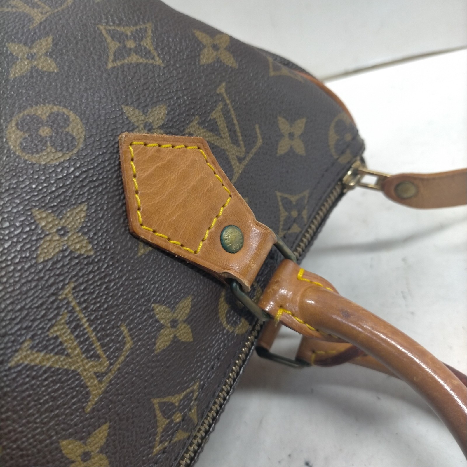 Louis Vuitton LV Hand Bag Speedy 25 Brown Monogram 2327183
